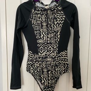 Billabong one piece rashguard; medium